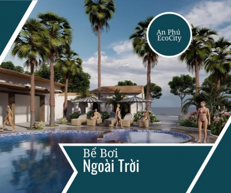 Ra mắt biệt thự mặt tiền lộ hậu sông an phú ecocCity cần thơ