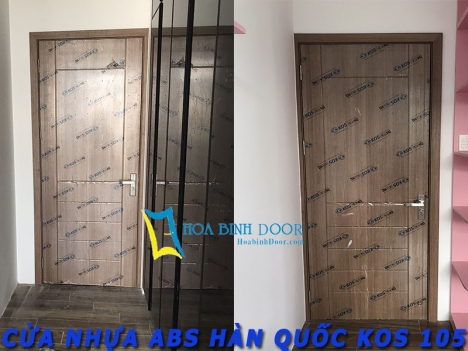 Cửa phòng ngủ nhựa ABS Hàn Quốc – Mẫu cửa đẹp Hoabinhdoor