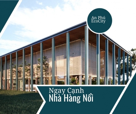 Ra mắt biệt thự mặt tiền lộ hậu sông an phú ecocCity cần thơ