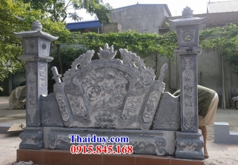 Bắc ninh 84174+ nhà thờ họ bình phong cổng côt đá