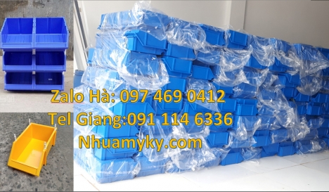 Kệ đựng phụ kiện duy tân, Kệ nhựa cỡ đại khay đựng ốc vít, khay linh kiện xanh, khay đựng linh kiện