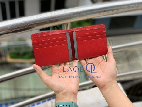 Ví da bò Saffiano - tận xưởng không qua trung gian