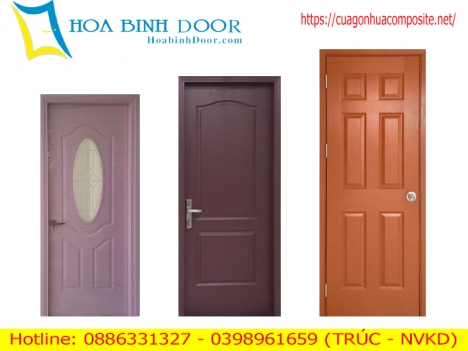 Cấu tạo cửa gỗ HDF Sơn tại Gò vấp | Cửa phòng ngủ giá rẻ