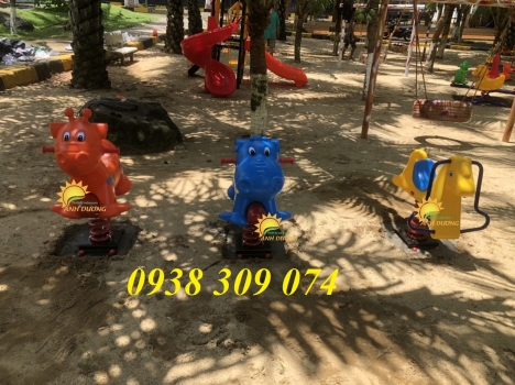 Thú nhún lò xo nhập khẩu để ngoài trời dành cho bé