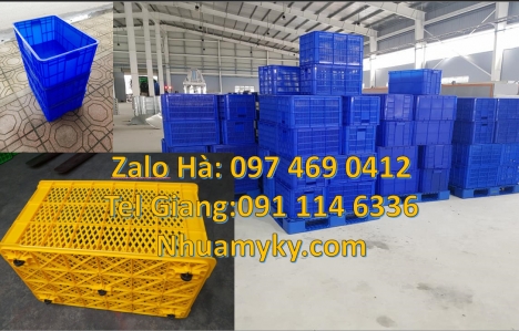 sóng nhựa hở 8 bánh xe, thùng nhựa 4 sóng bít thấp, sóng nhựa, Sóng bít, sóng hở, thùng nhựa công ng