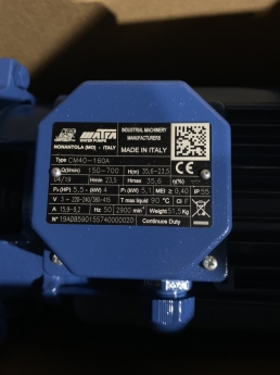 Công ty bán máy bơm Matra CM40-160A xuất xứ Italy. Sẵn kho