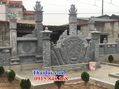 Bắc ninh 84174+ nhà thờ họ bình phong cổng côt đá