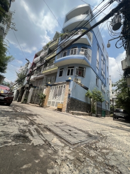 Bán CHDV đường Nơ Trang Long, Bình Thạnh - Thu nhập 40tr - 2 mặt hẻm 8m không lộ giới