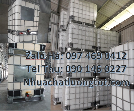 thùng ibc dung tích lớn 1000 lít, Bồn ibc 1000L, Thùng ibc dung tích 1000 lít, bồn ibc, Bồn nhựa, bồ