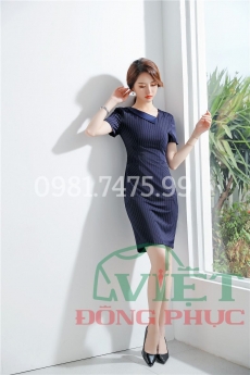 Mẫu váy liền đồng phục siêu đẹp, form chuẫn, nhiều màu sắc