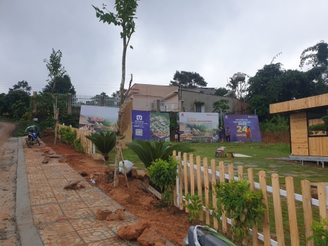 đất nền nghỉ dưỡng Lộc Đức - Lâm Đồng , hạ tầng hoàn chỉnh , cam kết mua lại lãi suất 24%