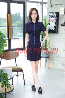 Mẫu váy liền đồng phục siêu đẹp, form chuẫn, nhiều màu sắc