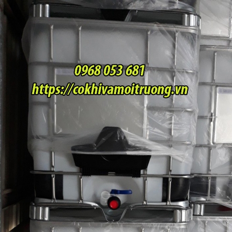 Thùng nhựa vuông 1000L đã qua sử dụng