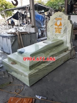 Mẫu mộ đá xanh rêu bán tại Bình Dương 02 – Mộ đá xanh rêu Thanh Hóa
