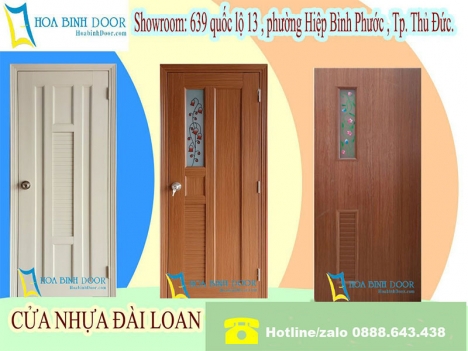 Cửa Đài Loan tại Quận 6 | Giá cửa nhựa nhà vệ sinh giá rẻ