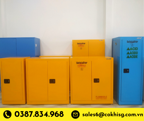 Tủ Chứa Hóa Chất Chống Cháy