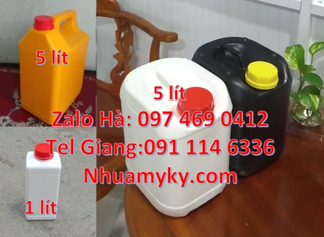 Can nhựa 5l vuông đựng phân bón. Can 10l 20l đựng axit. Can nhựa, thùng nhựa, Can 0.5l vuông, can 1l