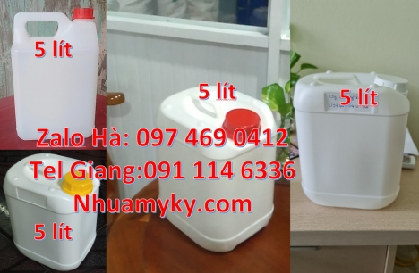 Can nhựa 5l vuông đựng phân bón. Can 10l 20l đựng axit. Can nhựa, thùng nhựa, Can 0.5l vuông, can 1l