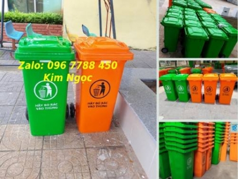 Thùng rác công cộng 120 lít giá rẻ Lhe 0967788450 Ngọc
