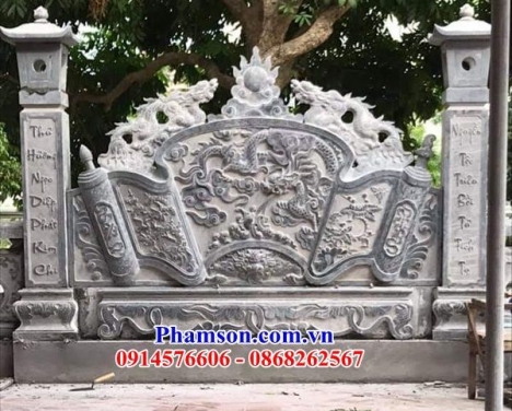 15534+ Mẫu cuốn thư đá nhà thờ họ từ đường