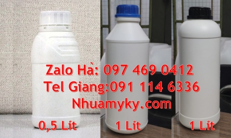 chai nhựa pet 250 ml, Chai nhựa đựng thuốc thú y chai nhựa đựng thuốc thủy sản, chai nhựa đựng nông