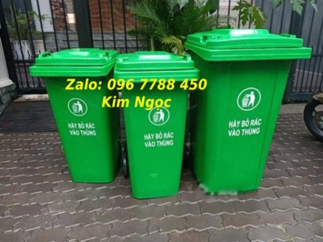 Thùng rác công cộng 120 lít giá rẻ Lhe 0967788450 Ngọc