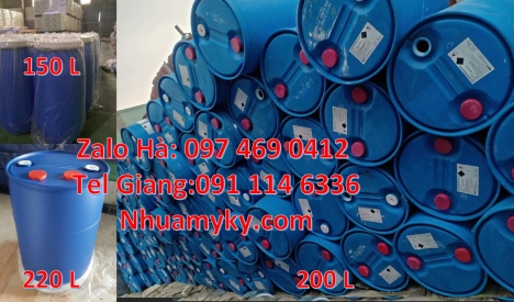 Thùng Phuy 120 lít đai nhựa, Thùng Phuy 30 Lít, Thùng Phuy 50 Lít Phuy nhựa 120 lít, Phuy nhựa 150 l