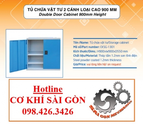 TỦ VẬT TƯ CÔNG NGHIỆP HAI CÁNH GIÁ RẺ