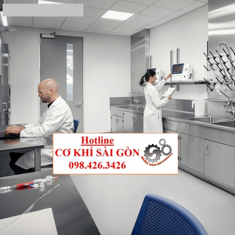 BÀN THÍ NGHIỆM INOX - NỘI THẤT PHÒNG THÍ NGHIỆM