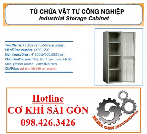 TỦ CHỨA DỤNG CỤ VẬT TƯ CÔNG NGHIỆP BẰNG THÉP SƠN TĨNH ĐIỆN GIÁ RẺ