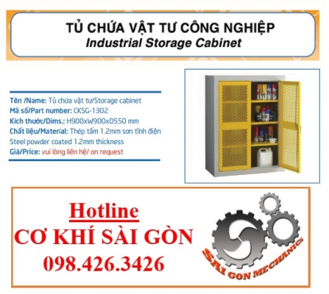 TỦ VẬT TƯ HAI CÁNH CAO 1M8