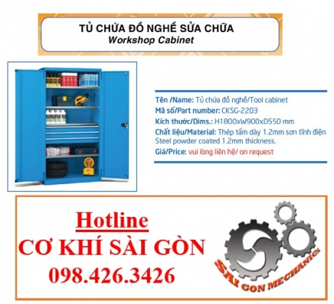 TỦ CHỨA DỤNG CỤ VẬT TƯ ĐỒ NGHỀ SỬA CHỮA