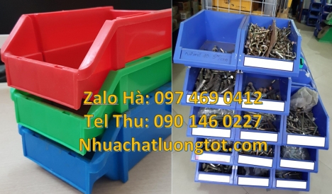 Kệ nhựa cỡ đại, khay đựng ốc vít, khay linh kiện xanh, khay đựng linh kiện, khay nhựa A5 A6 A8, khay