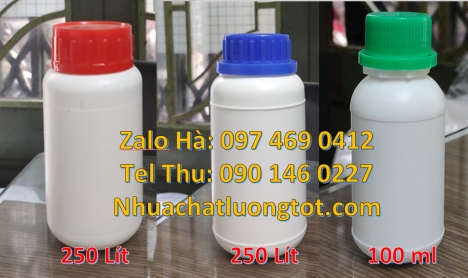 Chai nhựa 250 ml trắng đục, chai nhựa 250 ml, Chai nhựa 30 ml, chai nhựa vuông, chai 30 ml giá sỉ, C