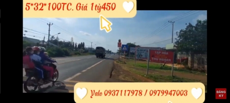 Lô góc 3 Mặt tiền thổ cư Ngay Trung tâm huyện Chư sê, Gia Lai.