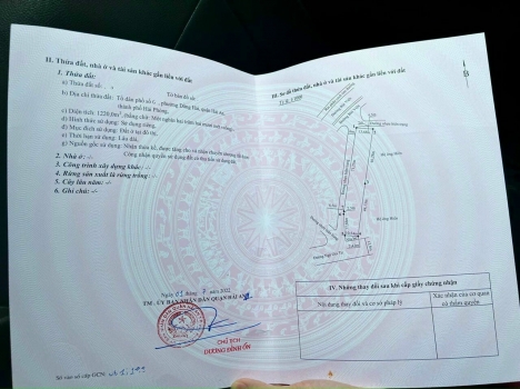 LÔ ĐẤT SIÊU VIP 1220M2 TẠI NGÃ 6 CÁT BI HẢI AN NẰM TRÊN 3 MẶT ĐƯỜNG LỚN LÊ HỒNG PHONG_NGÔ GIA