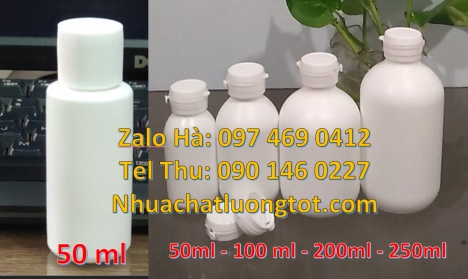 Chai nhựa 250 ml trắng đục, chai nhựa 250 ml, Chai nhựa 30 ml, chai nhựa vuông, chai 30 ml giá sỉ, C