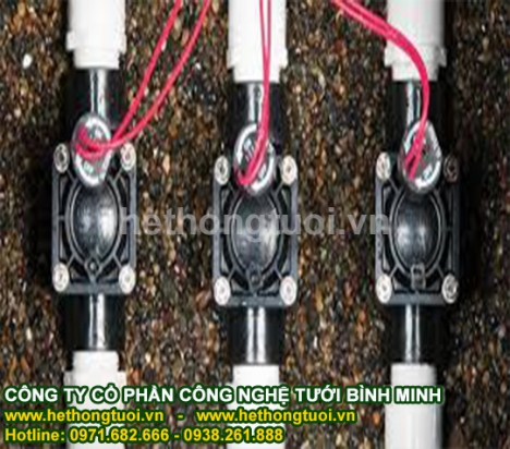 Thiết bị hẹn giờ điều khiển van tưới cây, hệ thống tưới cây hẹn giờ, bộ điều khiển tưới nước