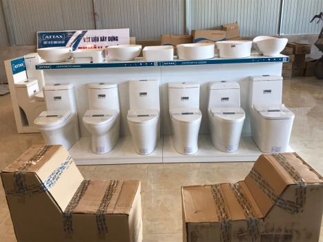 Phân phối sỉ và lẻ nguồn hàng bồn cầu,bệt xí , lavabo,bồn tiểu.