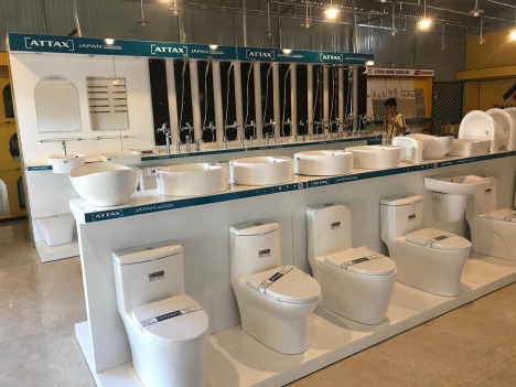 Phân phối sỉ và lẻ nguồn hàng bồn cầu,bệt xí , lavabo,bồn tiểu.