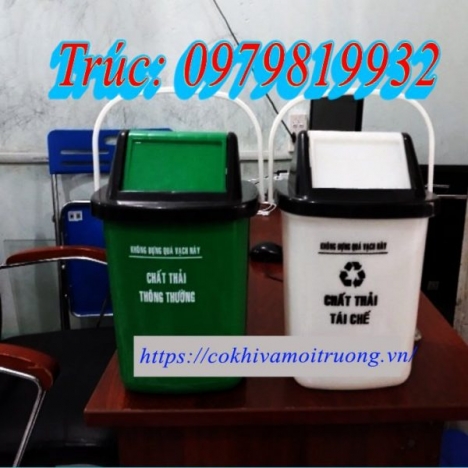 Thùng Rác Y Tế 5L - Nắp Lật