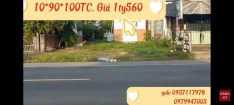 Bán lô đất thổ cư Mặt tiền QL14A, xã Ia Le, huyện Chư Pưb, Gia Lai.