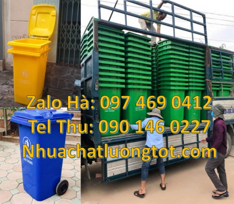 Thùng rác 240l nắp hở, thùng rác 240l composite, thùng rác nhựa 120l, thùng rác 240l đạp chân