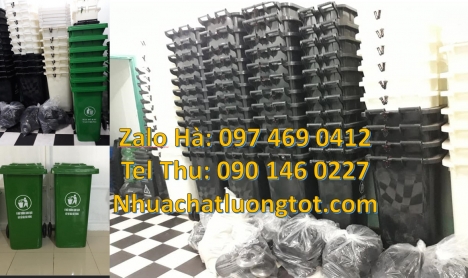 Thùng rác 240l nắp hở, thùng rác 240l composite, thùng rác nhựa 120l, thùng rác 240l đạp chân