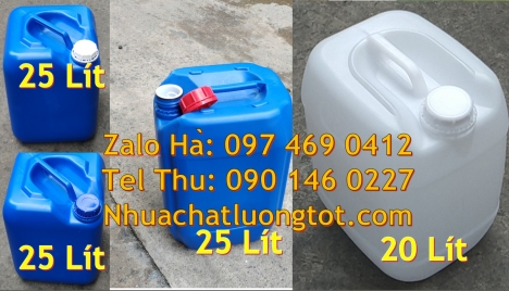 can nhựa 5 lít trong, can 18l đựng mật mía can nhựa giá rẻ, can dẹp 30 lít đựng thuốc thú y giá re