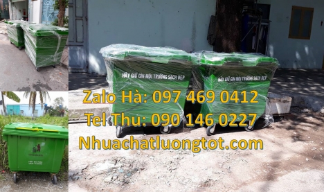 xe gom rác thải 1000l, Xe rác 1000 lít màu đỏ, Mua xe thu gom rác 660l 1000l ở đâu có giá tốt nhất,