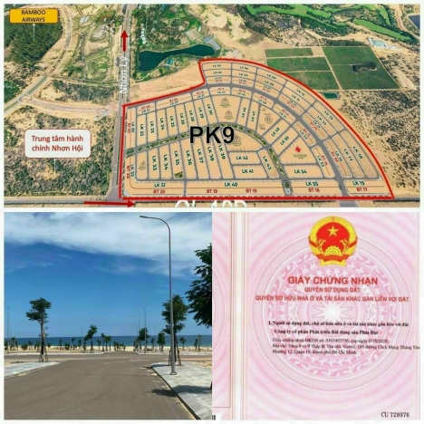 Nhận đặt cọc đất nền dự án Nhơn Hội New City