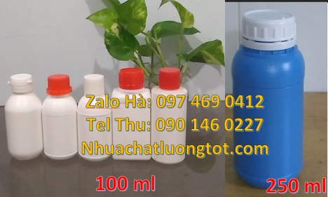 Chai nhựa 250 ml trắng đục, chai nhựa 250 ml, Chai nhựa 30 ml, chai nhựa vuông, chai 30 ml giá sỉ, C