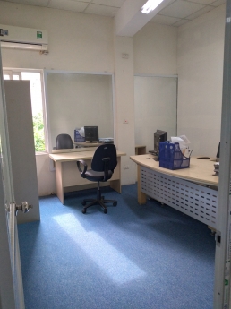 Cho thuê VP 80m giá rẻ setup đầy đủ q.Long Biên