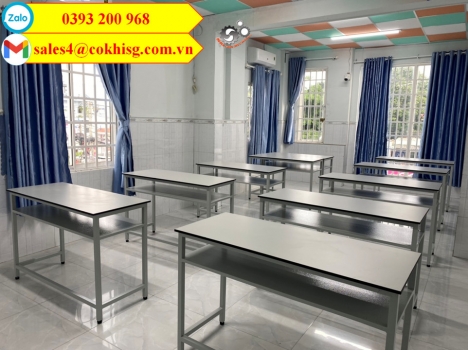 Bàn học sinh gia công